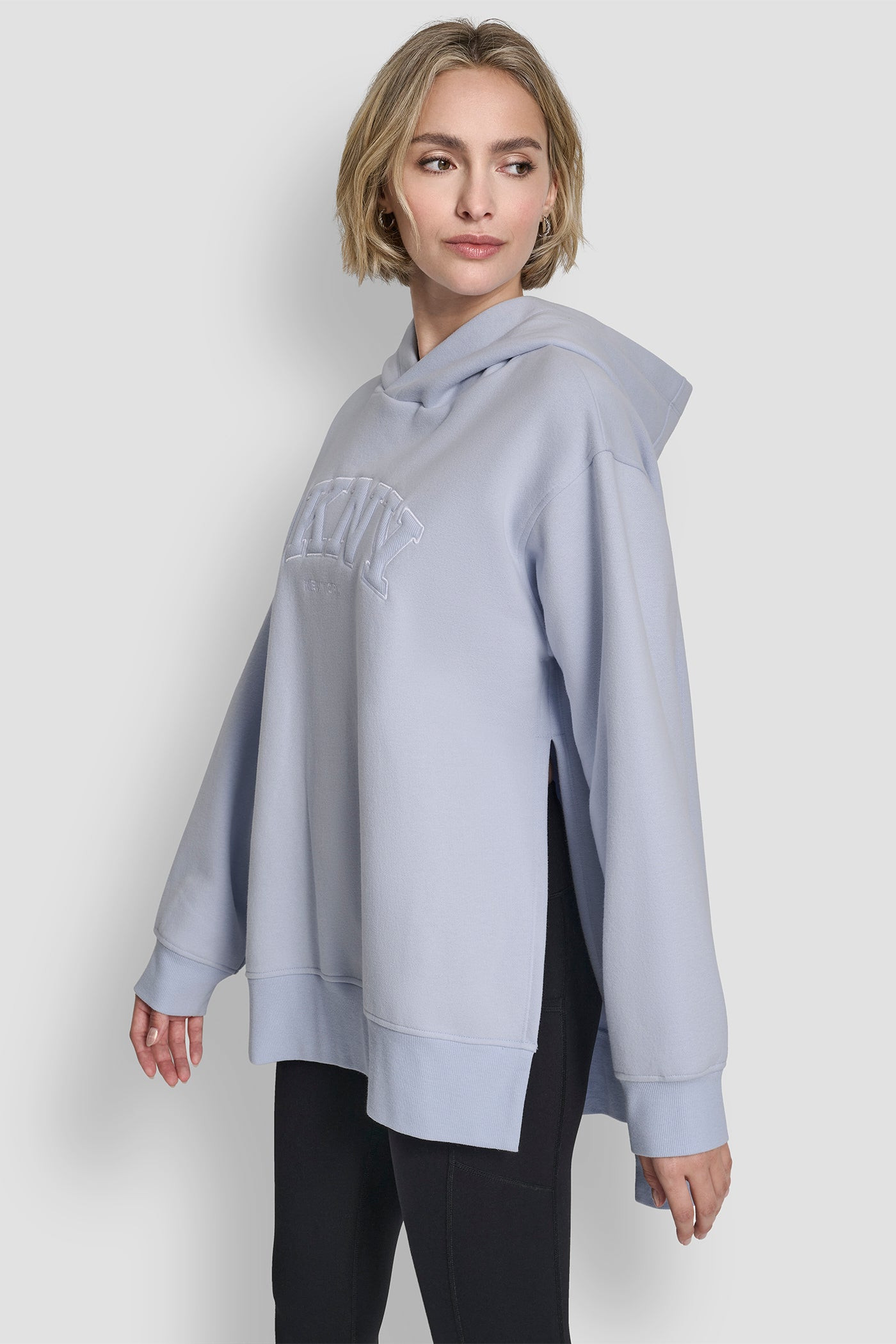 3D ВАРСИТИ ЛОГО ОВЕРСАЙЗ ТЮНИК ХУДИ - фото 3